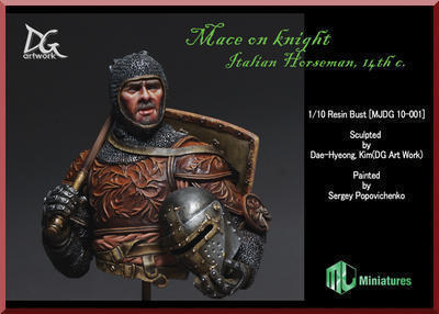 Mace on Knight Italian horseman, 14th c