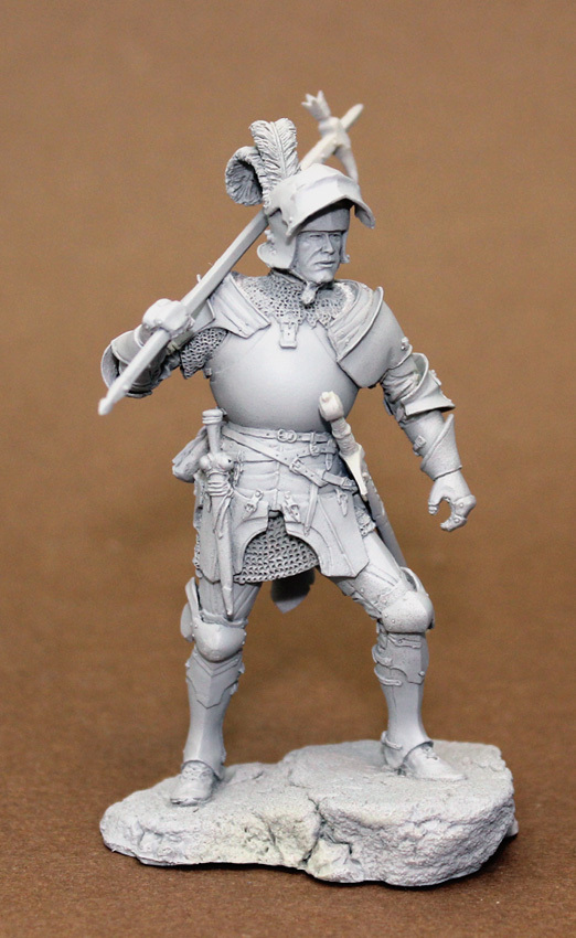Italian Knight figure 1450 54 mm Tin soldier 