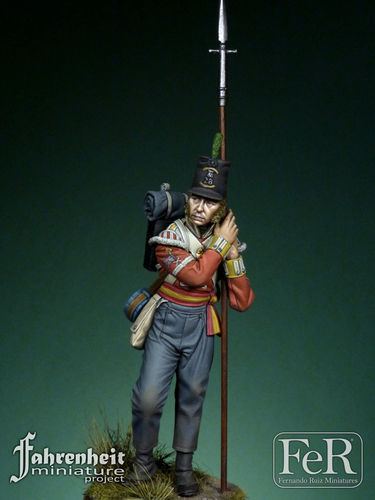 FAH00008 ? 28th Regiment of Foot Sergeant, Quatre Brass, 1815