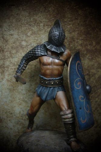 Roman gladiator Secutor