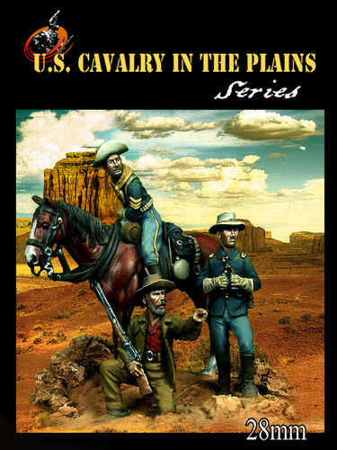 US cavalry in the plains set 1